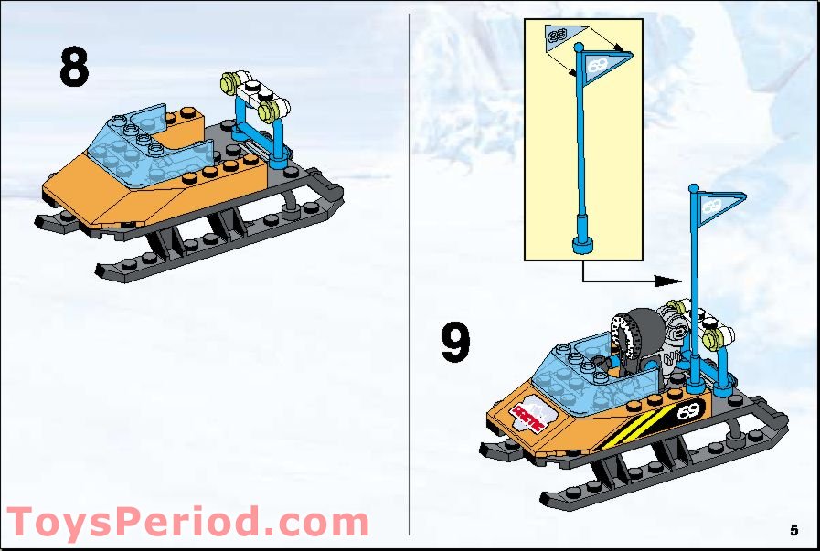 LEGO 6569 Polar Explorer Instructions and Parts List