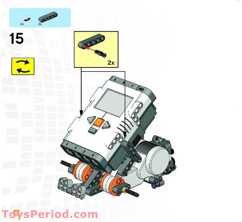LEGO 9797 LEGO Mindstorms Education NXT Base Set Instructions and Parts ...
