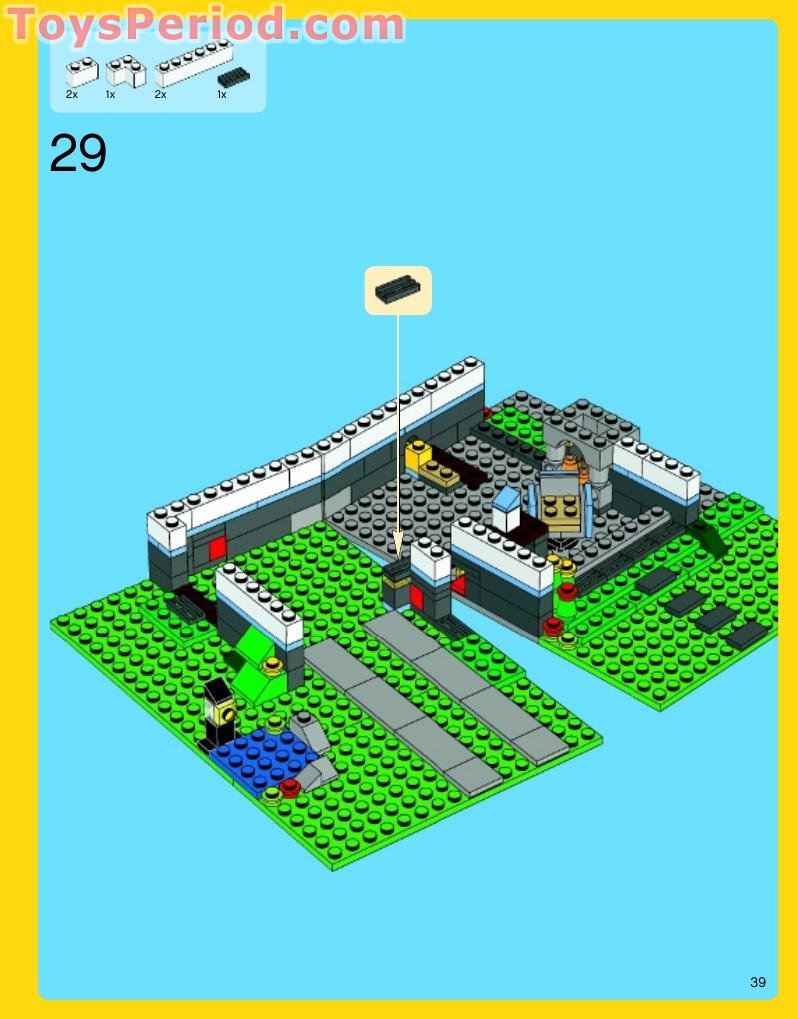 LEGO 31012 Family House Instructions and Parts List