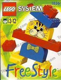 LEGO 1836 Freestyle Cat Set Parts List