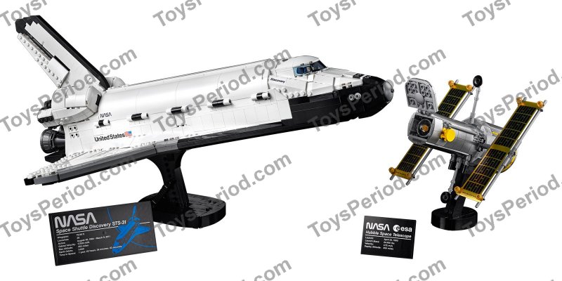 LEGO 10283 NASA Space Shuttle Discovery Set Parts List
