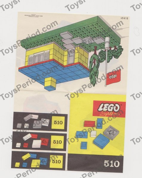 LEGO 510-2 Tiles Instructions and Parts List