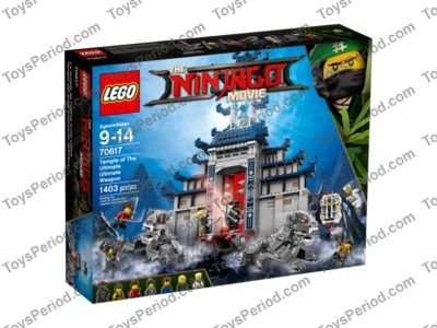 LEGO 70617 Temple of the Ultimate Ultimate Weapon Set Parts List