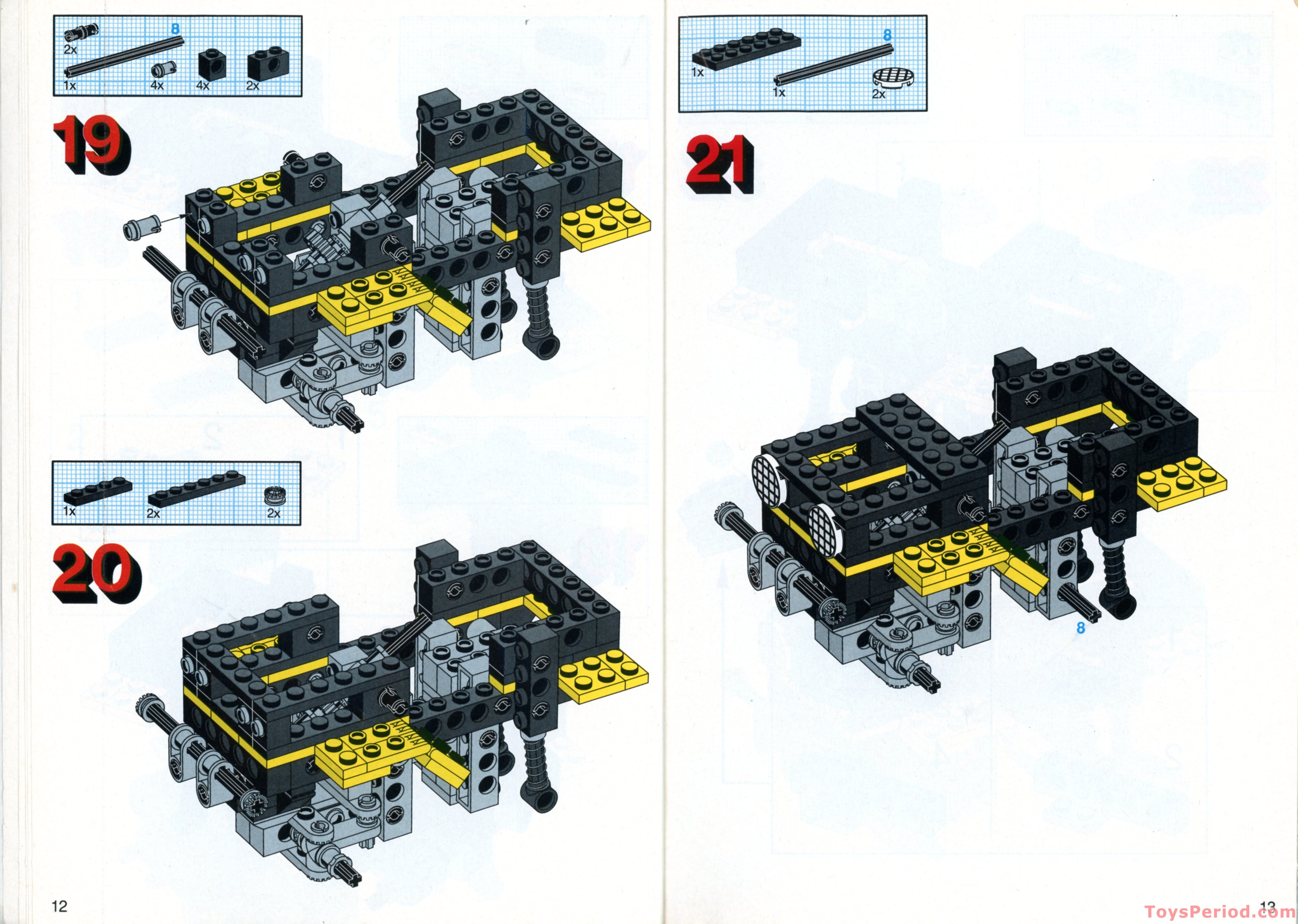 LEGO 8816 Off-Road Rambler Instructions and Parts List