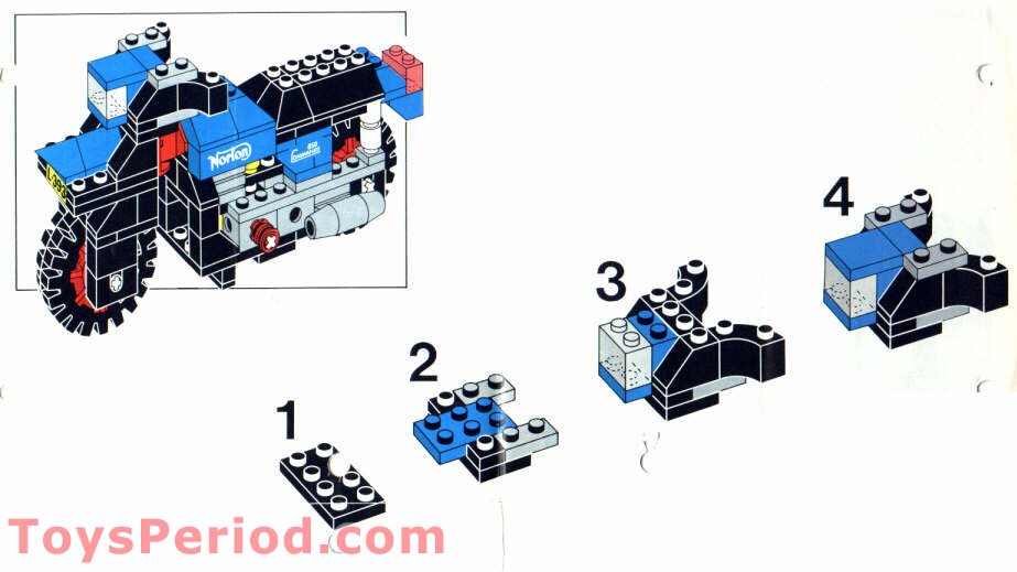 lego 709 police boat set parts inventory and instructions