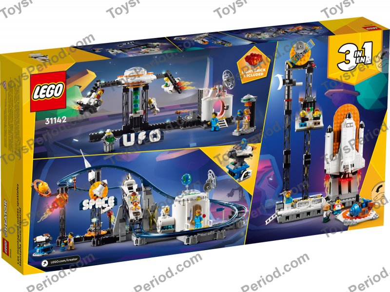 LEGO 31142 Space Roller Coaster Set Parts List
