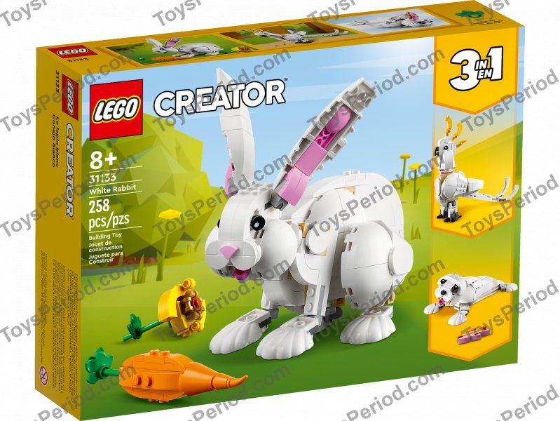 LEGO 31133 White Rabbit Set Parts List