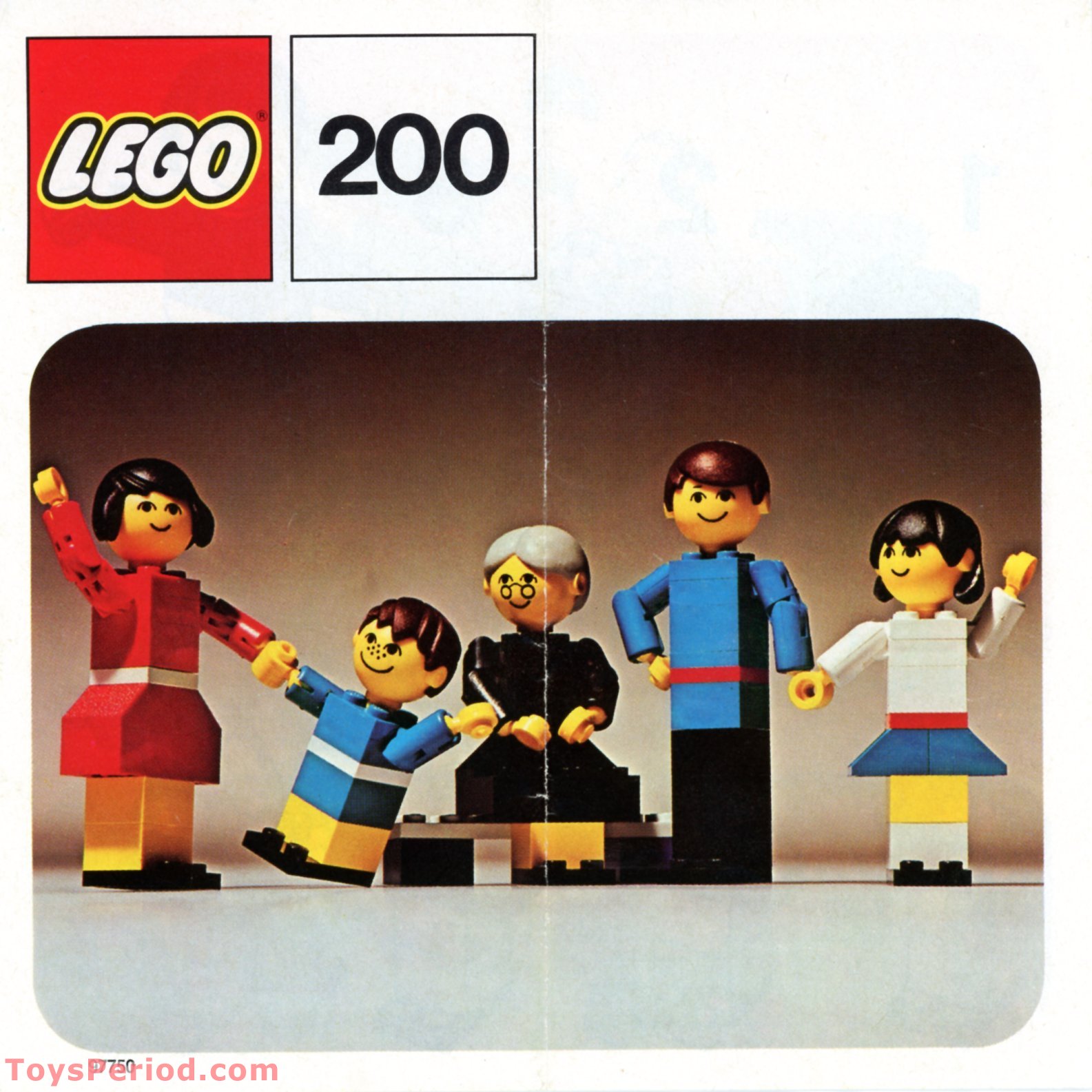 LEGO 200-1 LEGO Family Instructions and Parts List