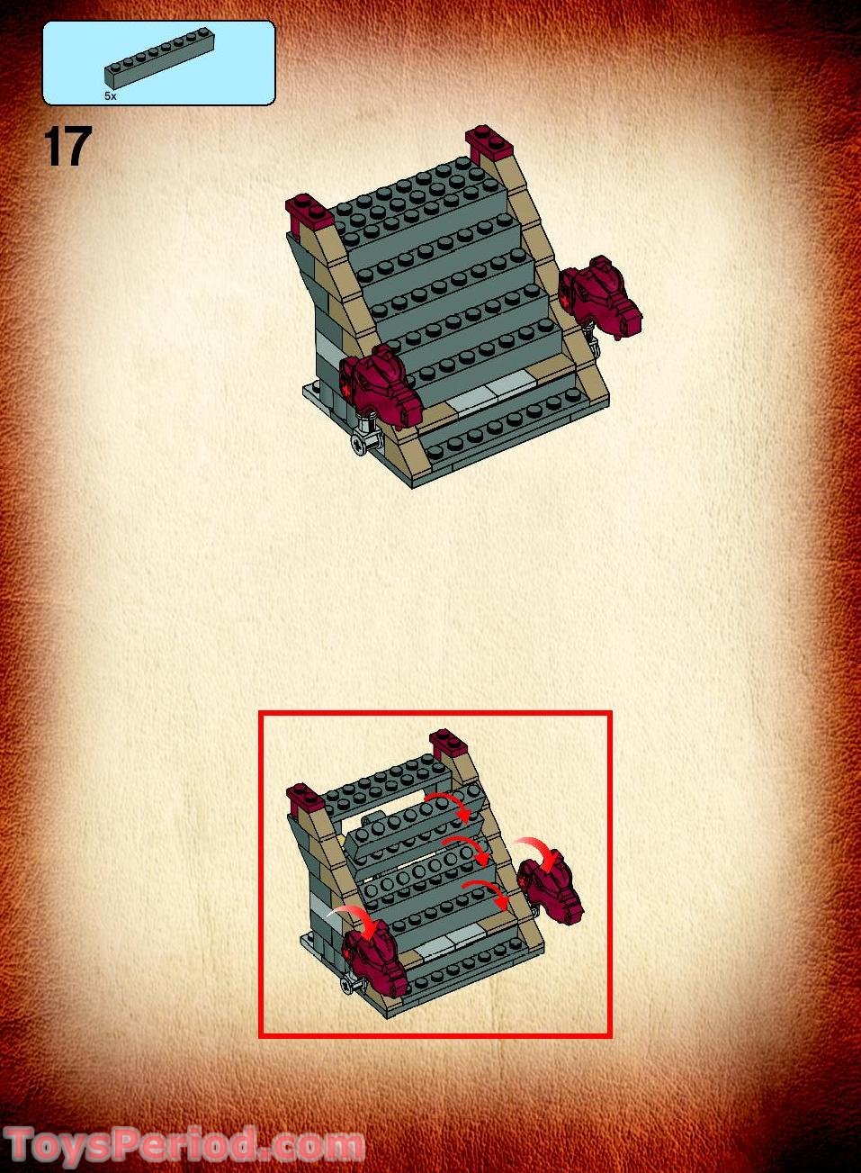 LEGO 7627 Temple of the Crystal Skull Instructions and Parts List