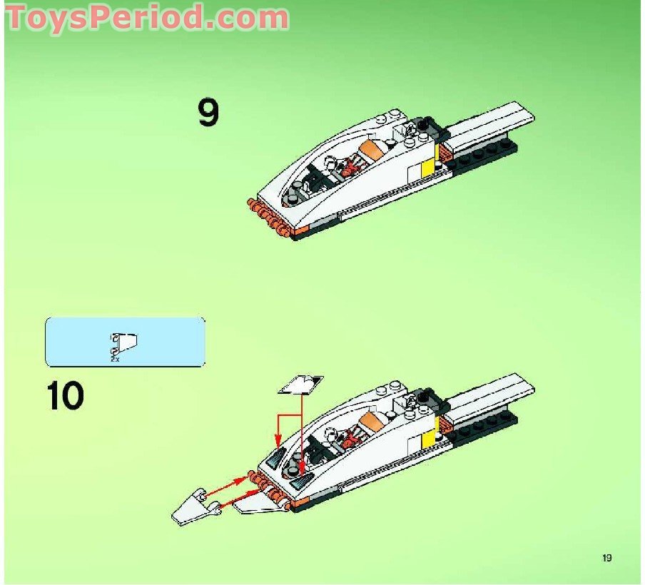 LEGO 7647 MX-41 Switch Fighter Instructions and Parts List