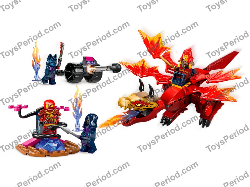 LEGO 71815 Kai's Source Dragon Battle Set Parts List