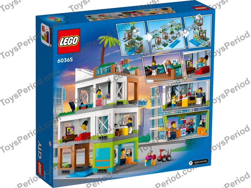 LEGO 60365 Apartment Building Set Parts List