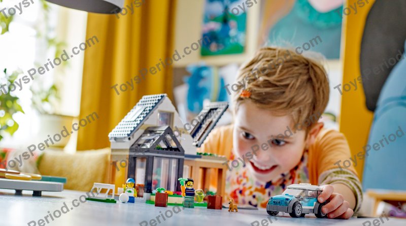 LEGO 60398 Family House and Electric Car Set Parts List