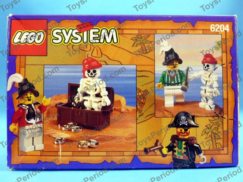 LEGO 6204 Buccaneers Classic 1997 Pirate Minifigure Set New Image 