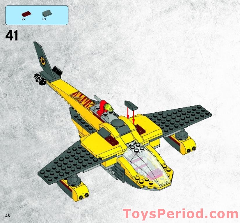LEGO 5888 Ocean Interceptor Instructions and Parts List