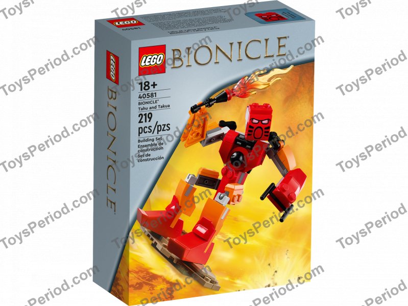 LEGO 40581 Tahu and Takua Set Parts List