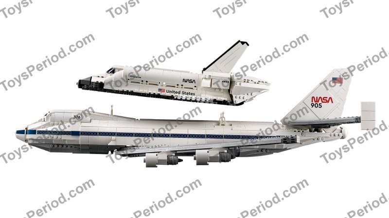 LEGO 10360 Shuttle Carrier Aircraft Set Parts List