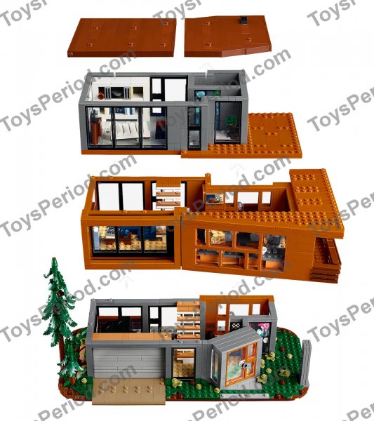 LEGO 21354 Twilight The Cullen House Set Parts List