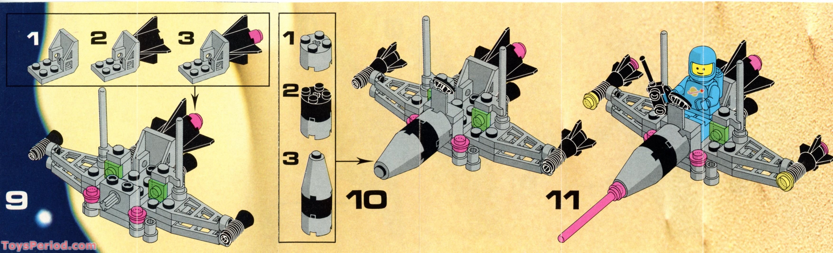 LEGO 6824 Space Dart I Instructions and Parts List