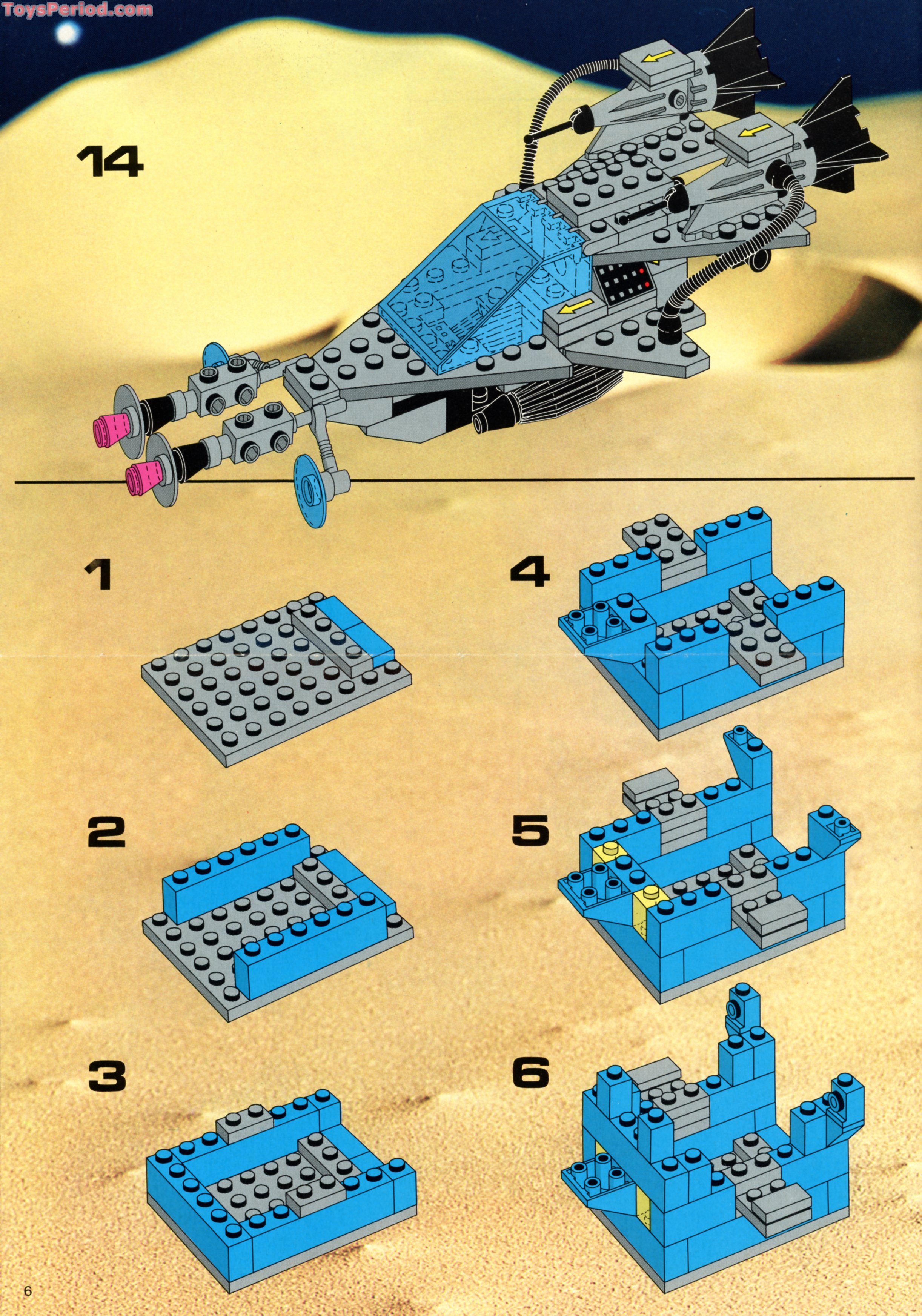 LEGO 6931 FX-Star Patroller Instructions and Parts List