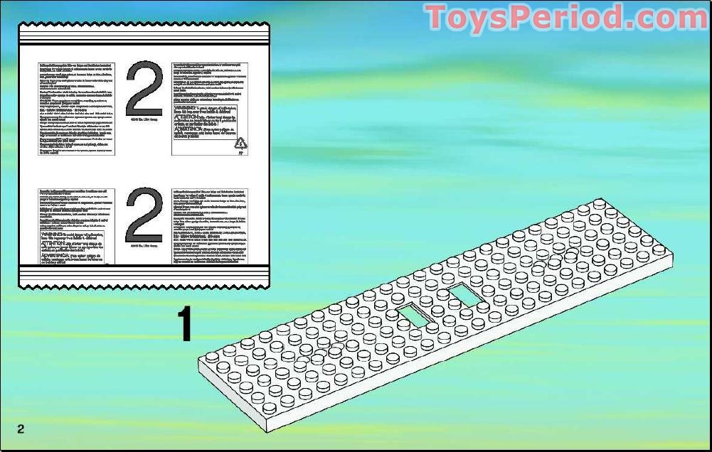 LEGO 7897 Passenger Train Instructions and Parts List