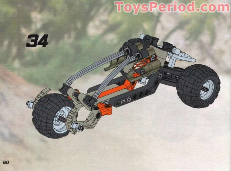 LEGO 8468 Power Crusher Instructions and Parts List