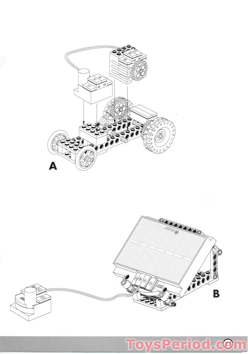LEGO 9684 Elab Renewable Energy Set Instructions and Parts List