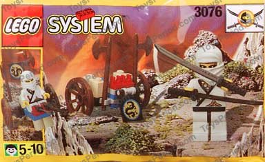 LEGO 3076 Kabaya Promotional Set - White Ninja's Attack Cart
