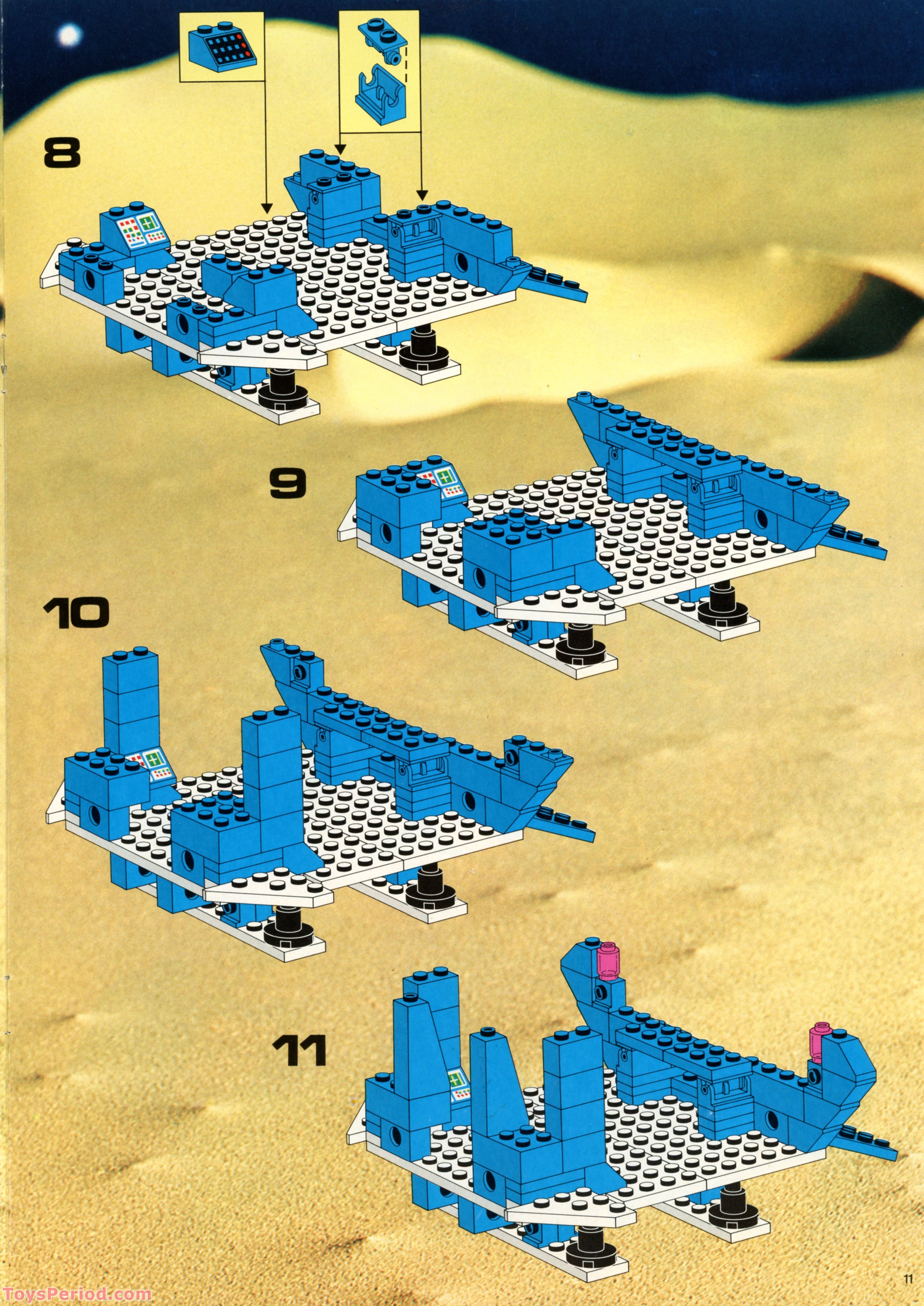 LEGO 6985 Cosmic Fleet Voyager Instructions and Parts List