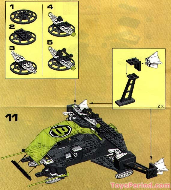 ★LEGO#6981 Aerial Intruder　中古★ LEGO 6981 Aerial Intruder Instructions and Parts List