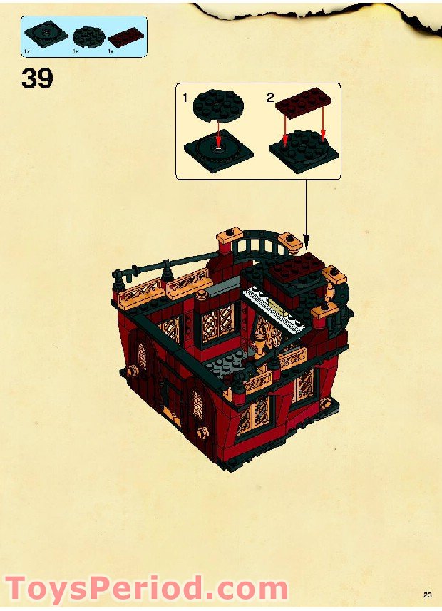 LEGO 6243 Brickbeard's Bounty Instructions and Parts List