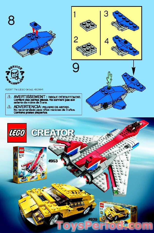 lego com creator whale instructions