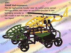 LEGO 3591 Heli-Transport (Rota-Beast) Instructions and Parts List