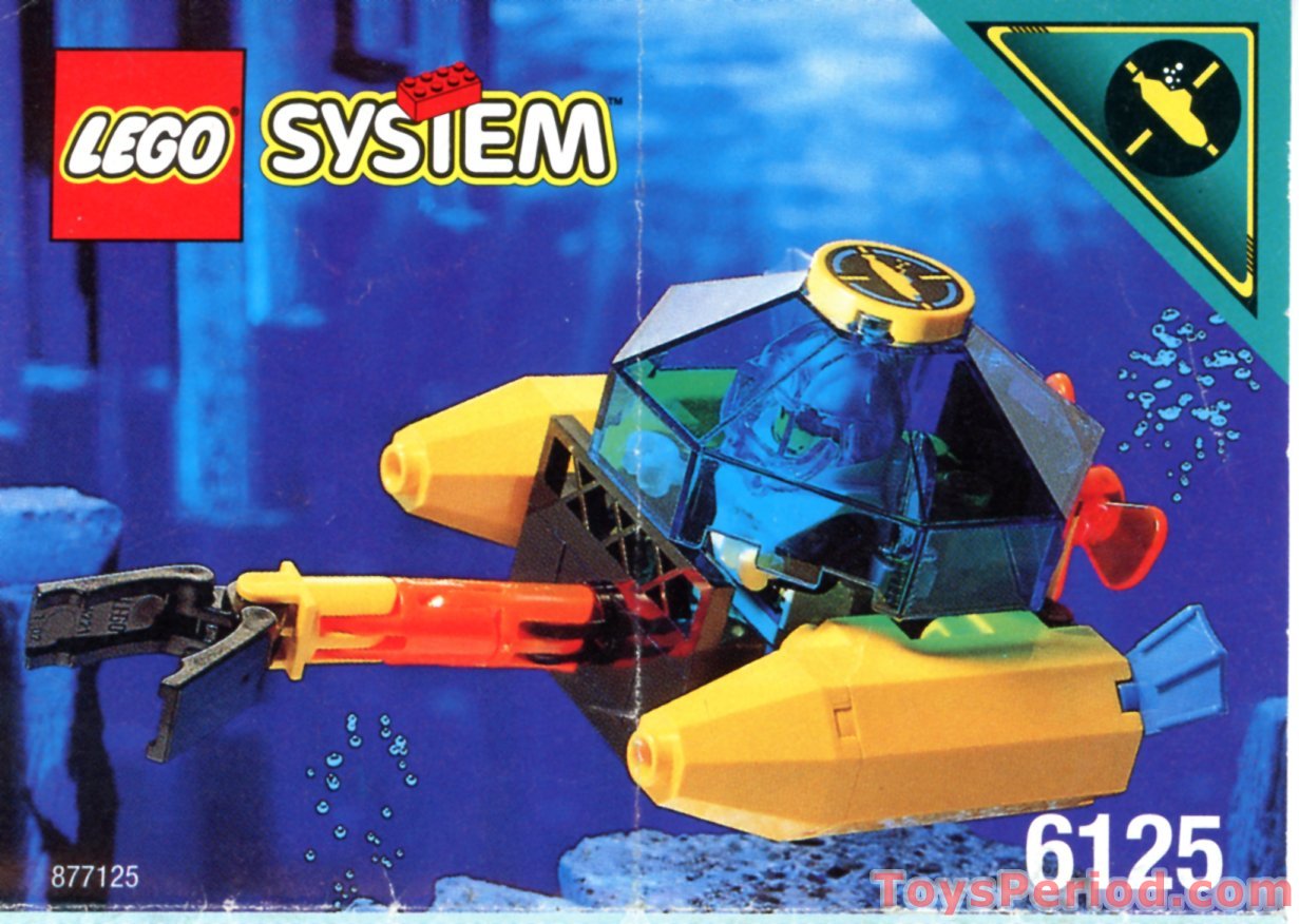 LEGO 6125 Sea Sprint 9 - Aquanaut Octopod Instructions and Parts List