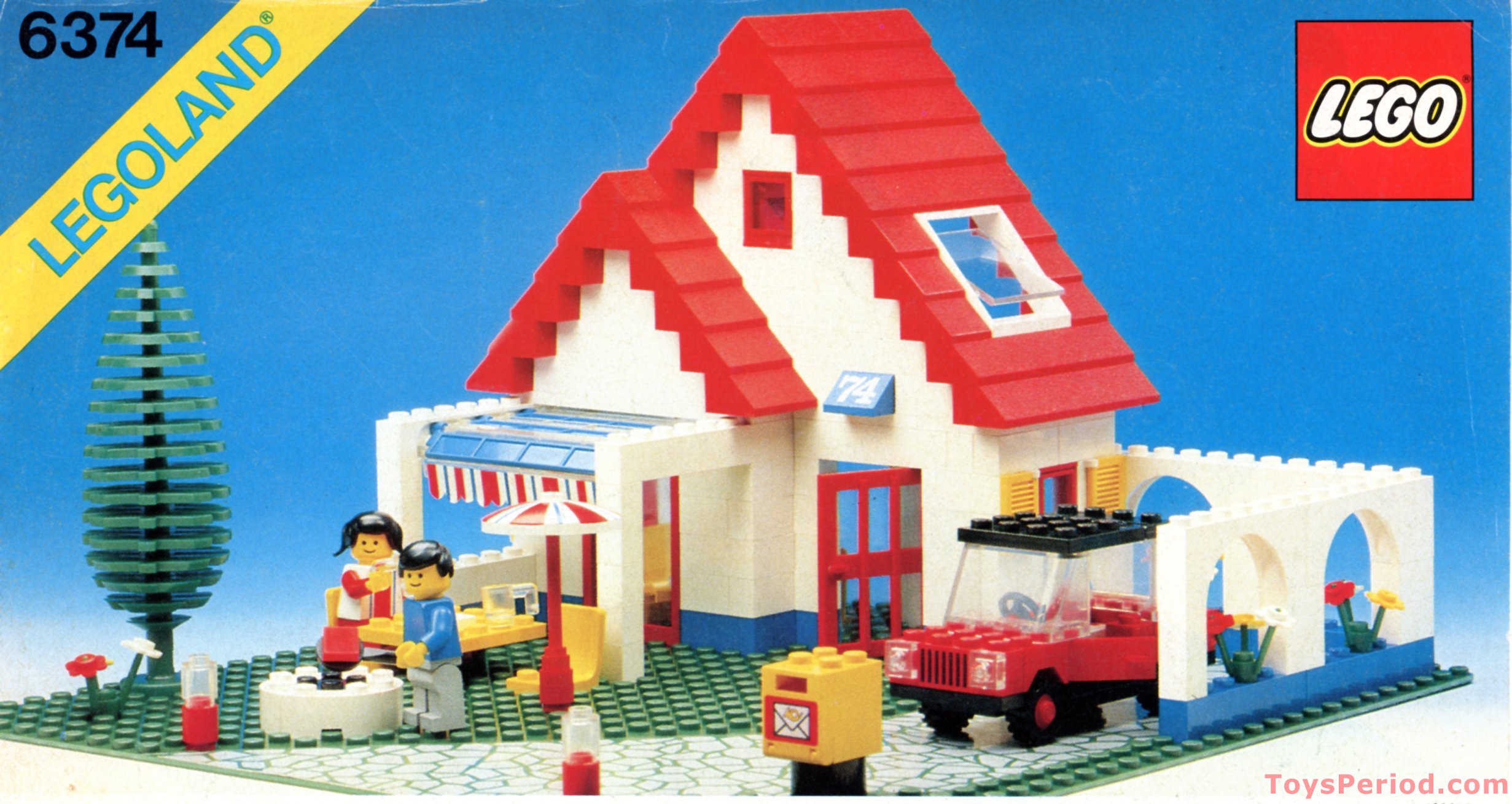 LEGO 6374 Holiday Home Instructions and Parts List