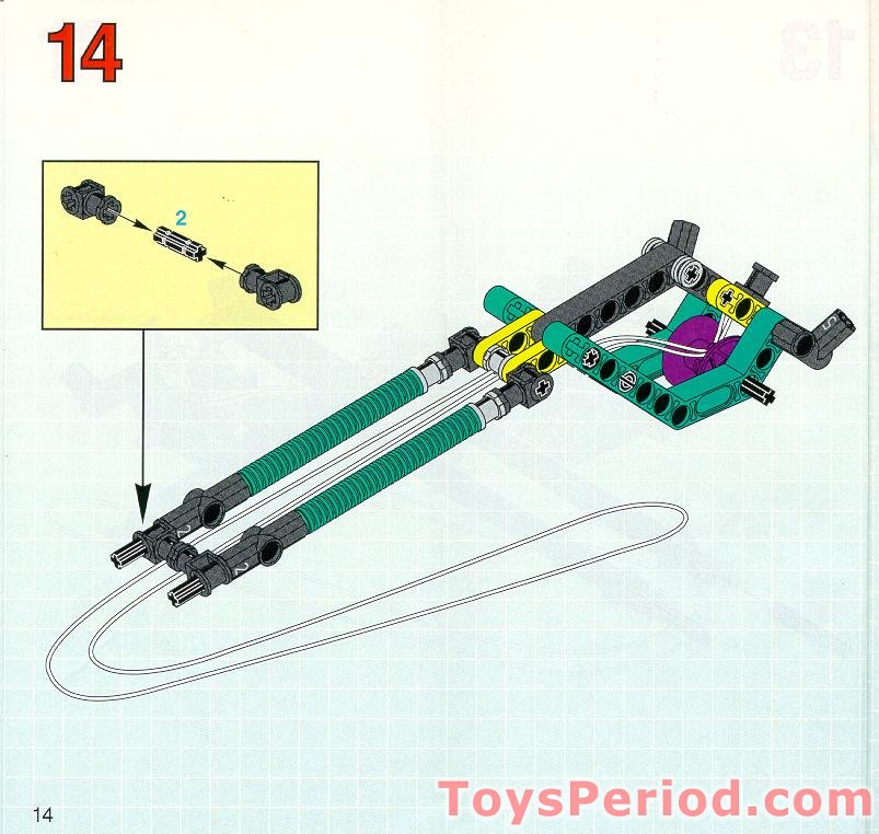 LEGO 8202 Bungee Chopper Instructions and Parts List