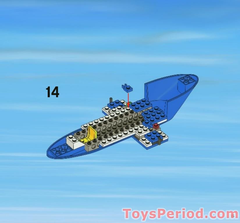 LEGO 3658 Police Helicopter Instructions and Parts List