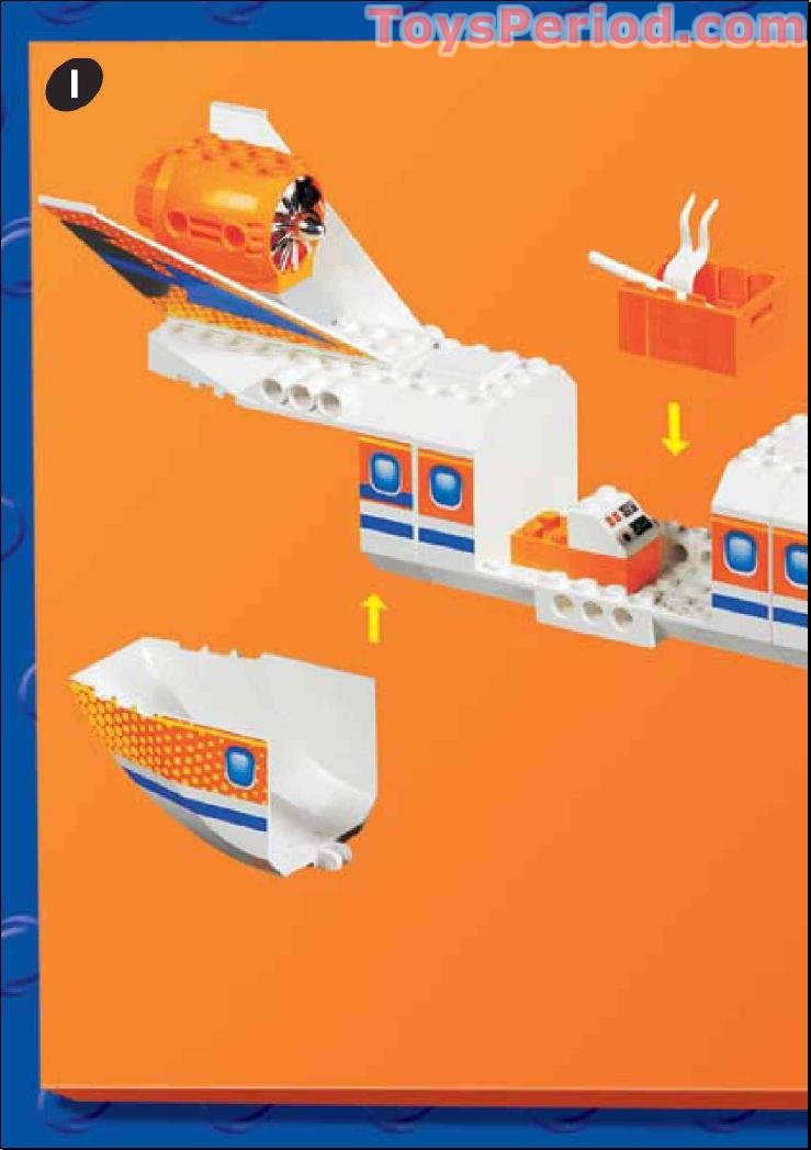 LEGO 4619 A.I.R. Patrol Jet Set Parts Inventory and Instructions - LEGO