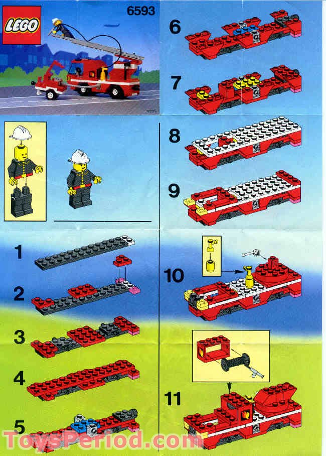 LEGO 6593 Blaze Battler Set Parts Inventory and Instructions - LEGO