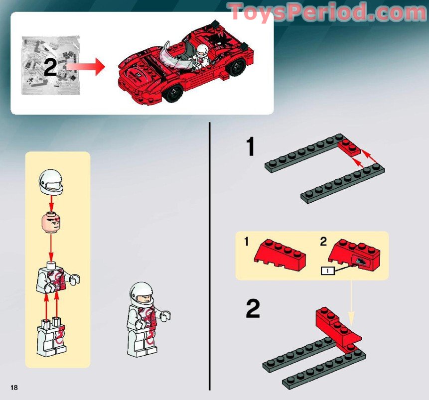 LEGO 8159 Racerxand Taejo Togokahn Instructions and Parts List